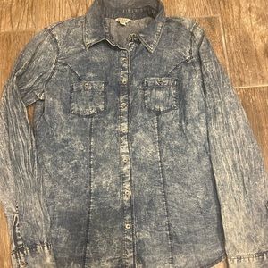 Guess acid wash shirt